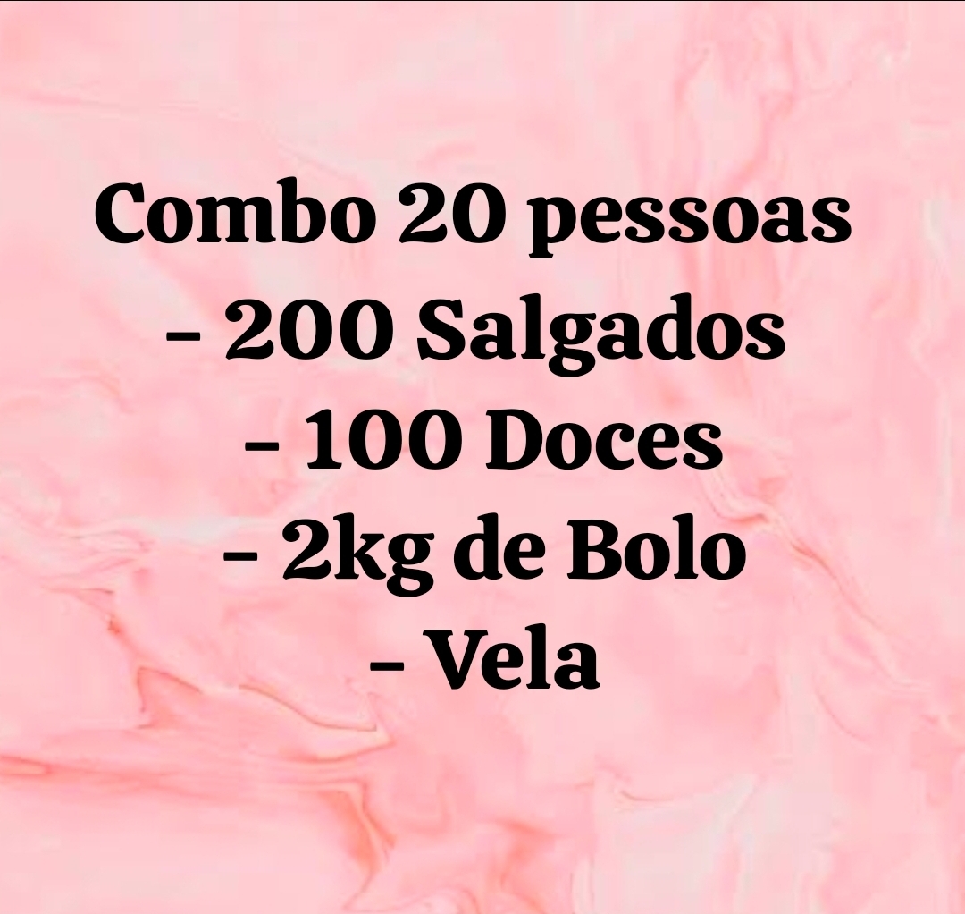 Combo 20 Pessoas