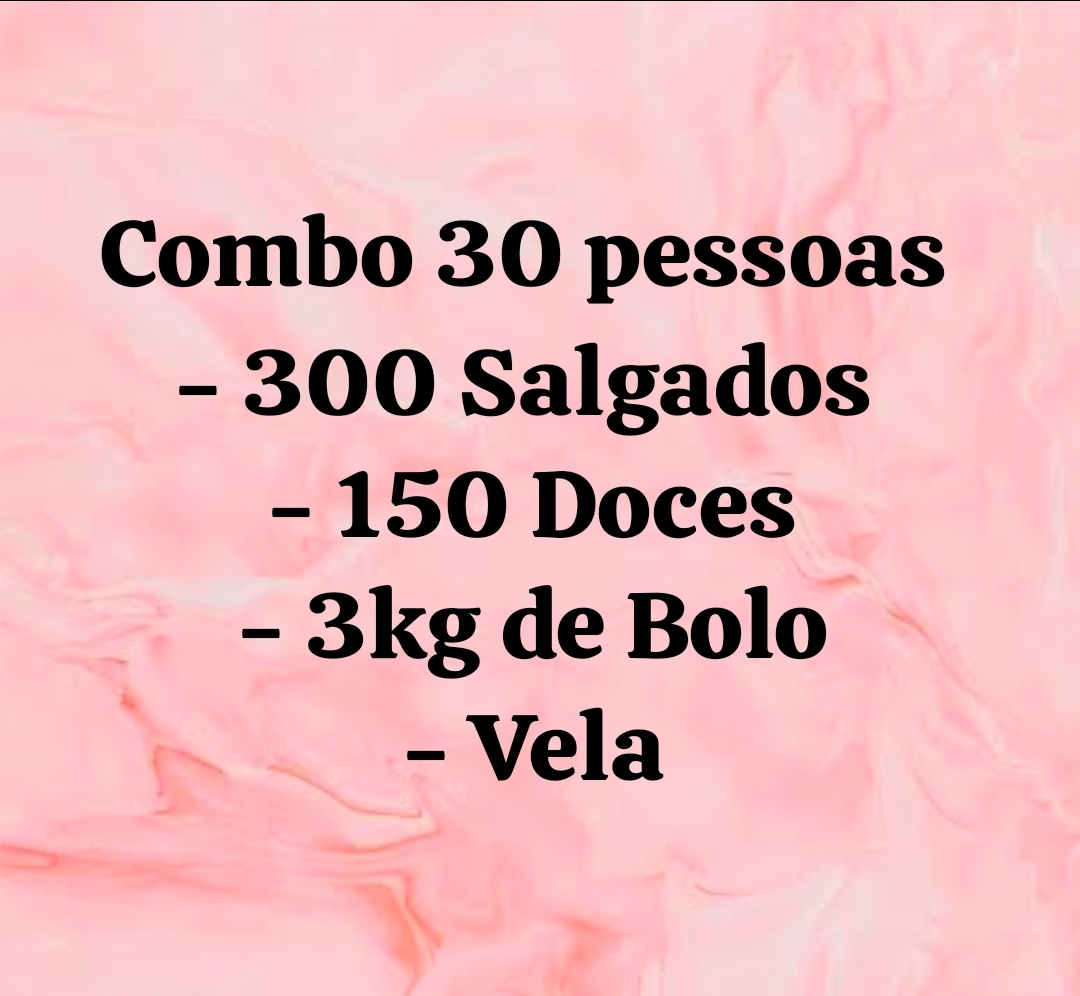Combo 30 Pessoas