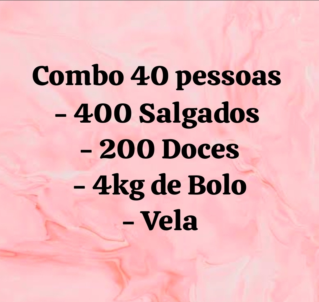 Combo 40 Pessoas