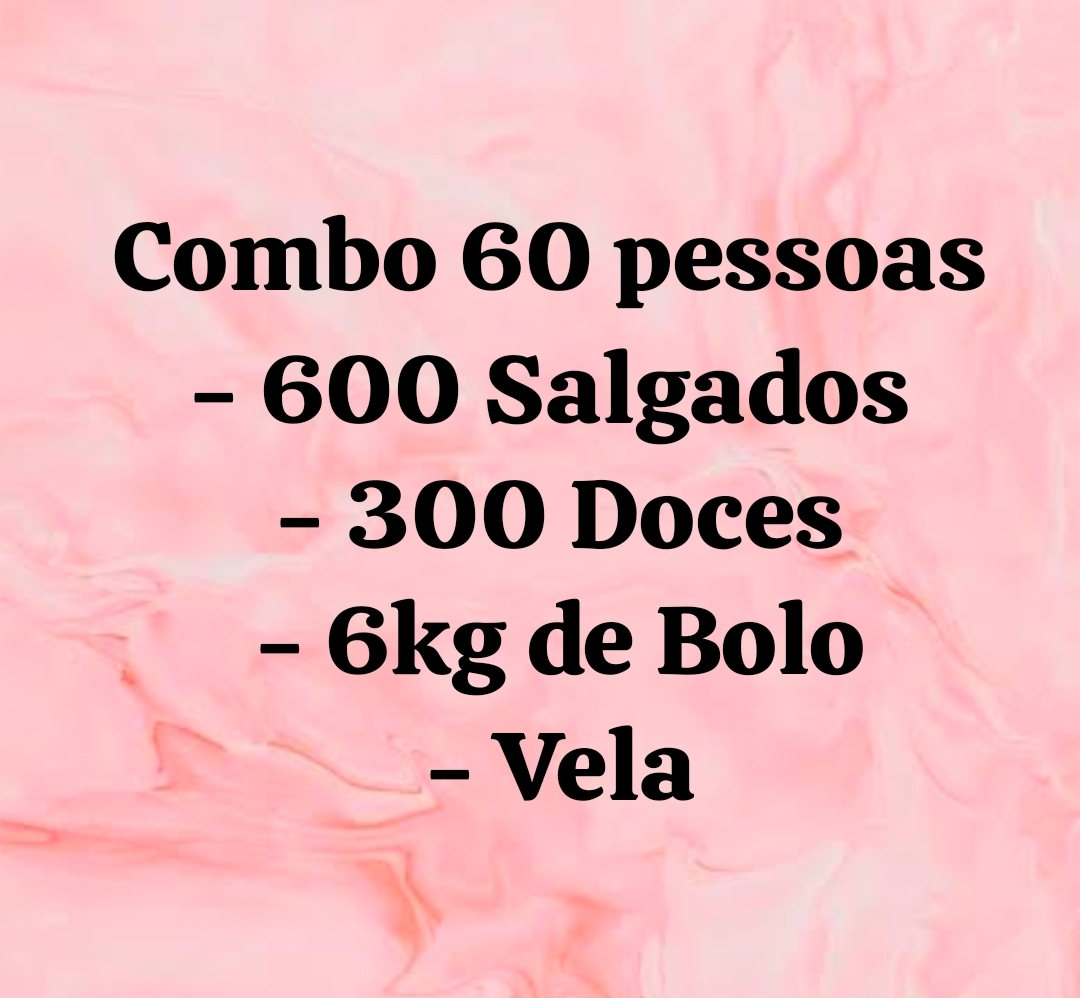 Combo 60 Pessoas